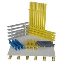 FRP Pultruded Gratings, Pultrusion Gratings, Sicherheitsgitter, Bar Gratings, Gehweggrate